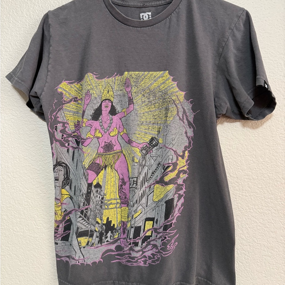 DC Charcoal Gray Cotton Tee